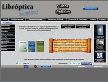 Tablet Screenshot of libroptica.com